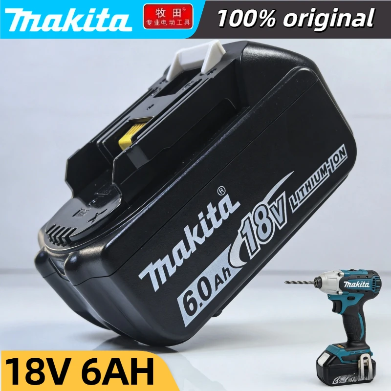 Batterie Makita originale 18V LXT 3/6/9Ah, sûre, durable, compatible avec les outils électriques BL1830B BL1840B BL1850
