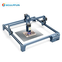 Sculpfun S9 90w Engraver Fixed Small Stainless Steel Wood Acrylic Co2 Laser Printing Machine Print And Engraving Cutting Machine