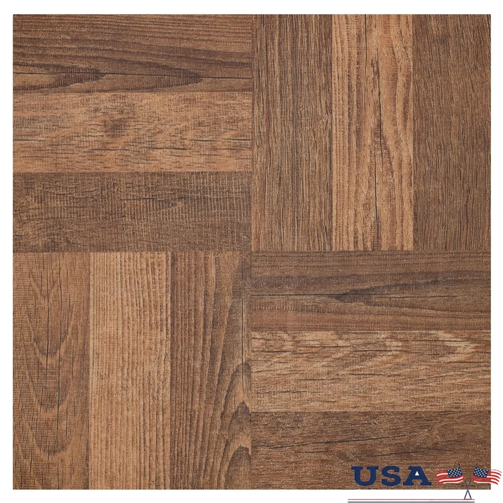 Piastrelle per pavimenti in vinile autoadesive 12x12 Installazione semplice stacca e incolla 9 piastrelle 9 piedi quadrati Soluzione per pavimenti fai da te durevole