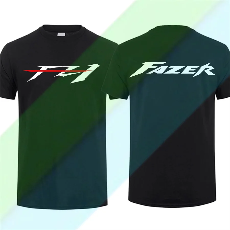 

New Fazer FZ1 Motorcycle Enthusiast T-shirt Summer Style Fashionable Casual Cotton T-shirt Pattern Clothing Top Size S-3XL Cool