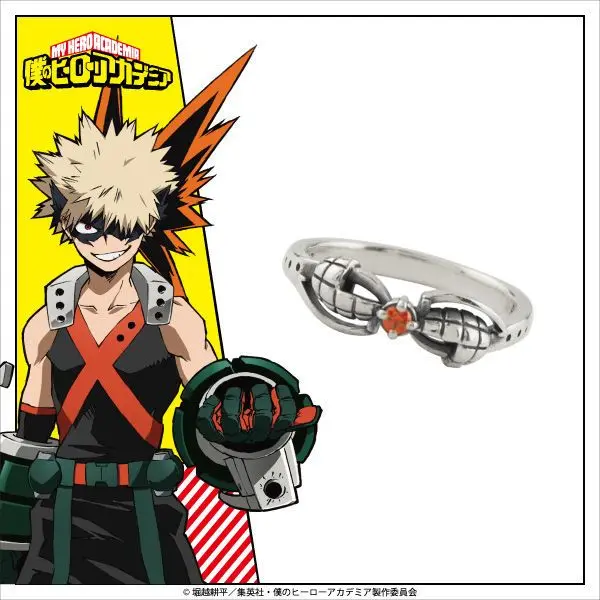 Neuer My Hero Academia Ring, Paar-Accessoires im Cartoon-Stil, Anime-Zubehör, Nischen-Luxus, Hochwertiges Trendiges Geburtstagsgeschenk