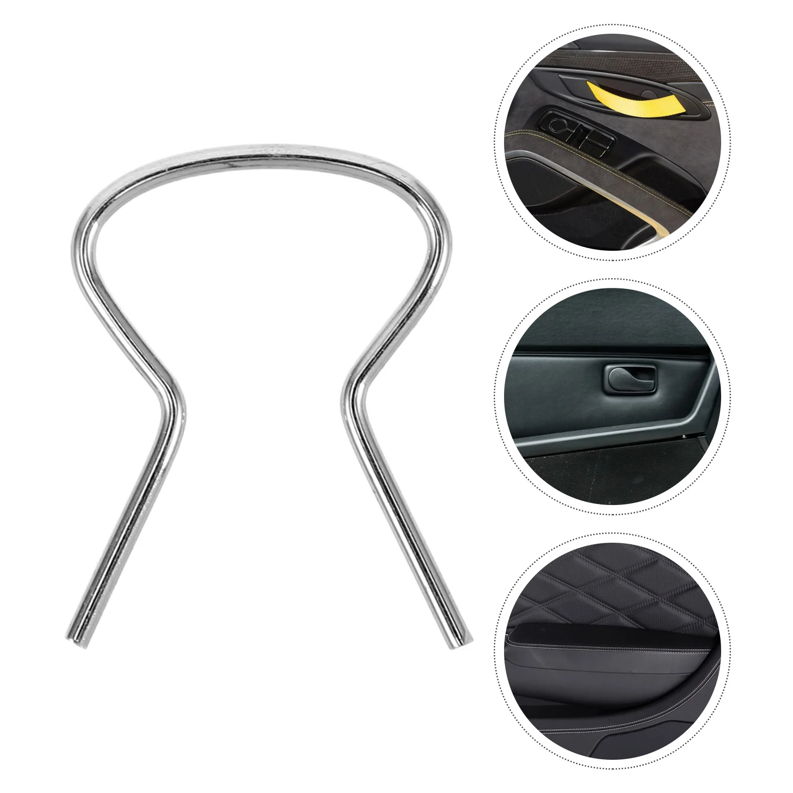 

100pcs Car Door Window Regulator Retainer Clip Steel Spring Clamp For Universal Vehicles Quick Install Handle Crank Clips