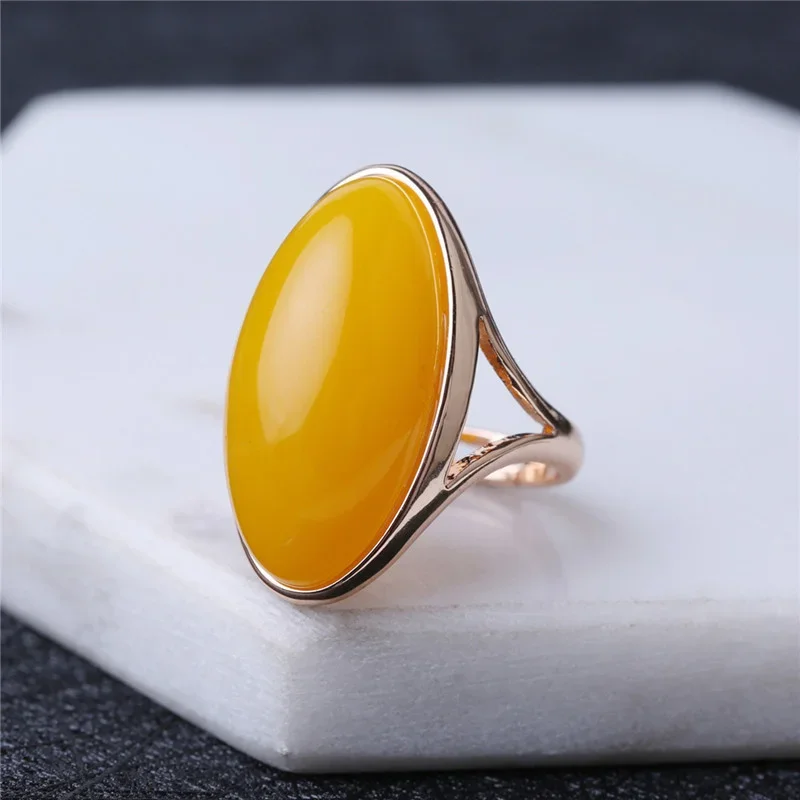 خاتم كهرماني بلطي طبيعي قابل للتعديل للرجال والنساء ، حلقات كهرمان دم ، خاتم شمع العسل ، إكسسوارات مجوهرات ، هدايا للسيدات ، موضة