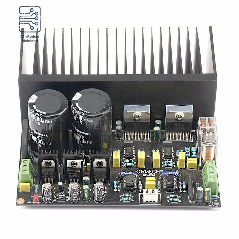 

DC Servo Auido Power Amplifier Board TDA7293 100W+100W High Power Amplifiers For Home Audio System TDA 7293 OP07 NE5534