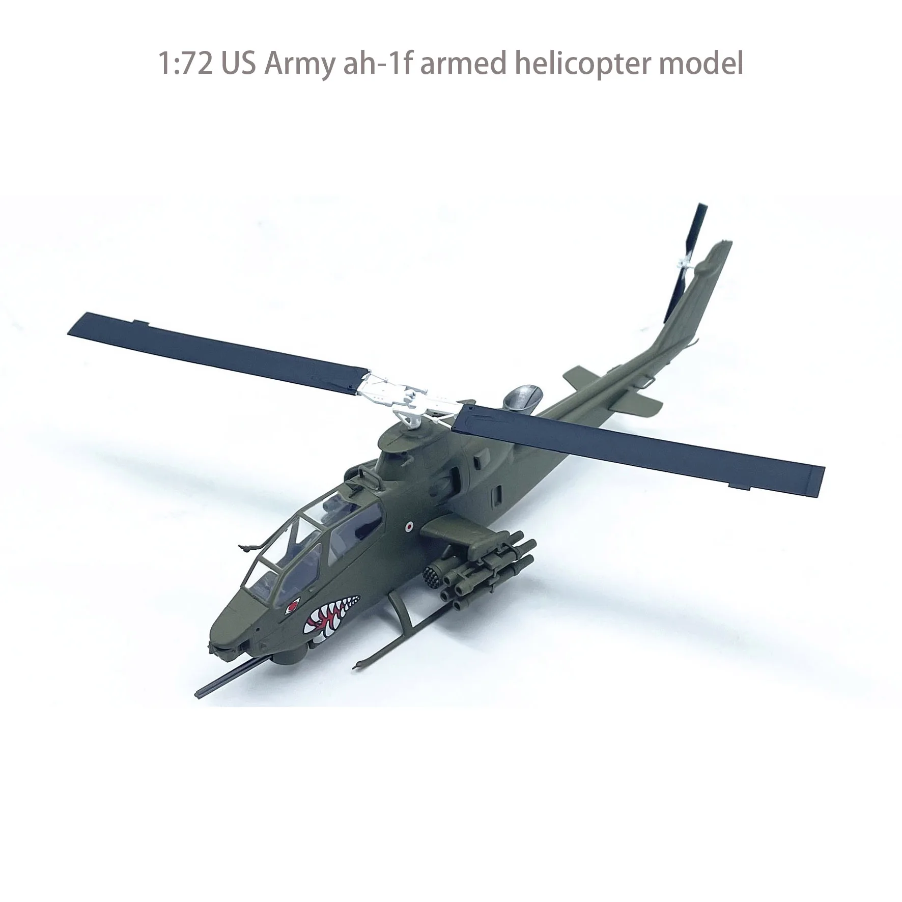 1: 72 US Army ah-1f armed helicopter model  Finished ornaments 37098