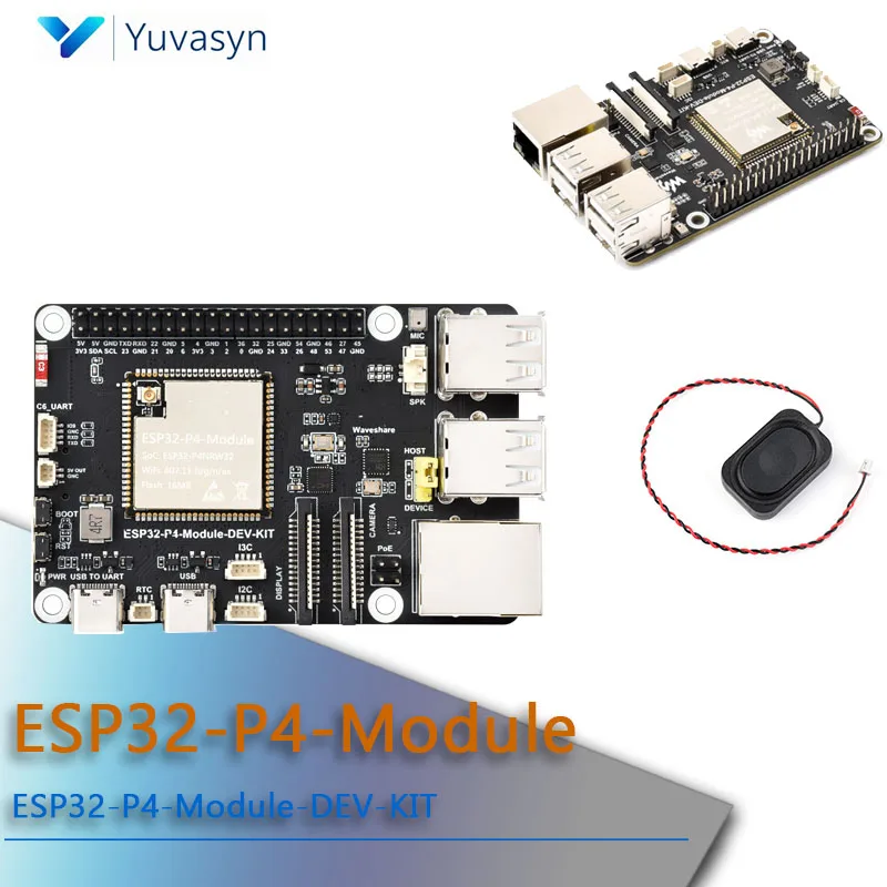 ESP32-P4-Module-DEV-KIT ESP32-P4-Module Development Board ESP32-P4 ESP32 C6 Built-in ESP32-C6 Wi-Fi 6 Bluetooth 5.0 USB 2.0
