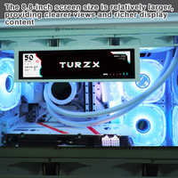 8.8in IPS Type-C Secondary Screen Case CPU GPU RAM Computer Monitor AIDA6 Free PC Temperature Display 1920*480 for Computer Case