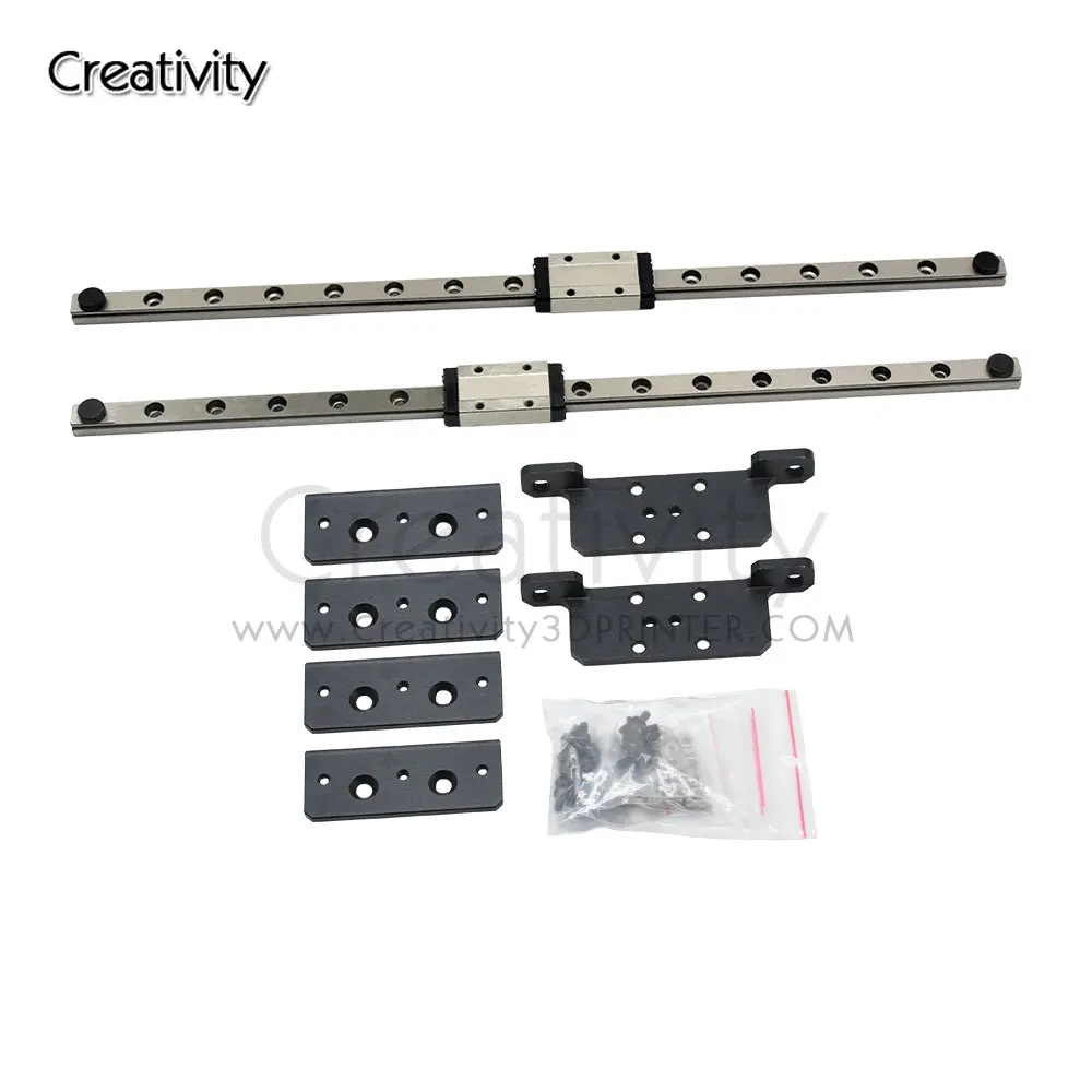 

315mm Neptune 3/4 Y-Axis Dual Rail Upgrade Kit For Neptune3/3 Pro/4 MGN9H Y-Axis Linear Guide Linear Rail 3D Printer Part