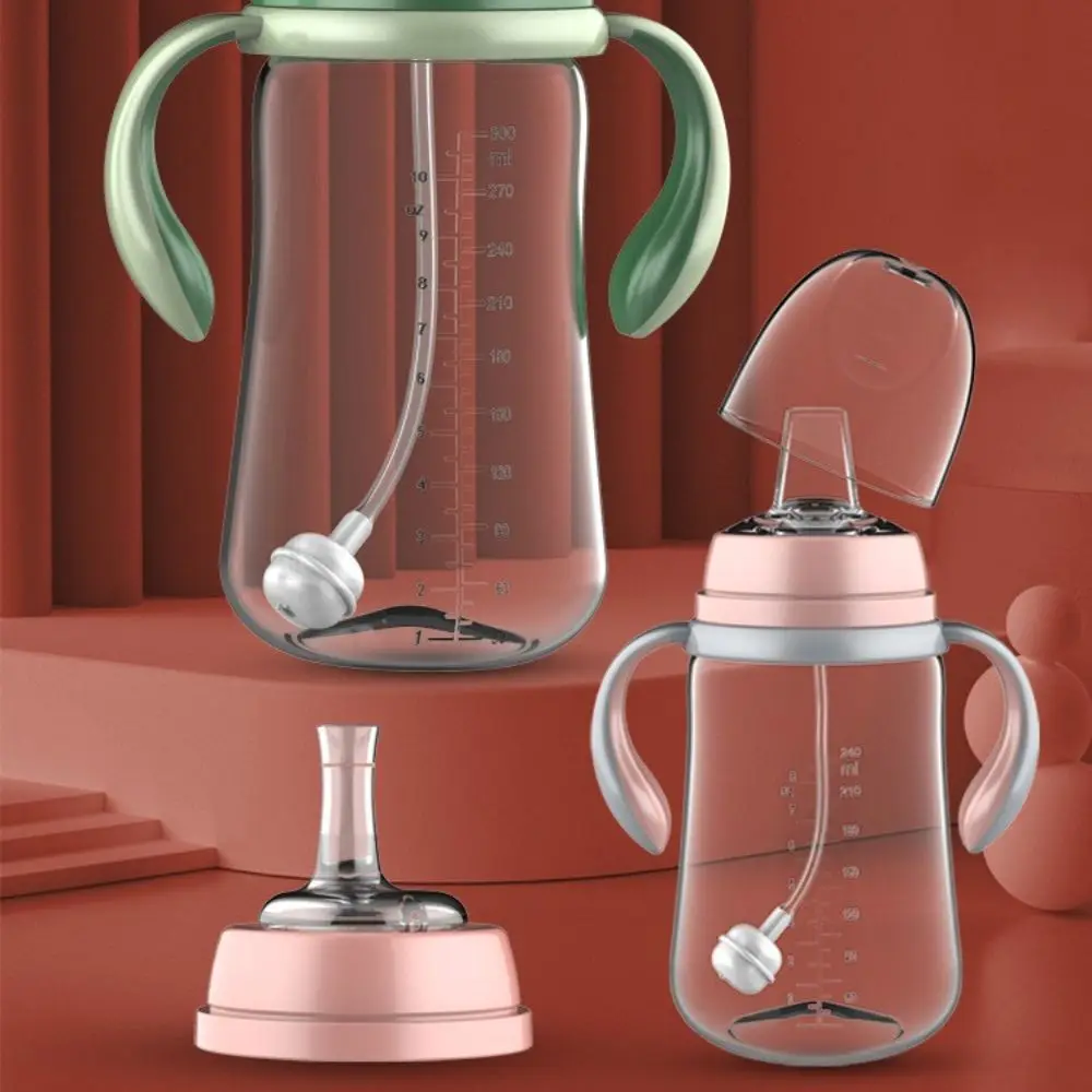 

Newborns Infant Anti-Slip Handle Anti-drop High capacity Water Bottle Baby Bottle Milk Feeding Bottle Wide Mouth Feeding Bottle