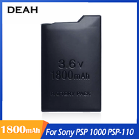 3.6V 1800mAh Lithium Rechargeable Battery For SONY PSP-110 PSP-1001 PSP 1000 Electronic Portable Console Replacement Batteries