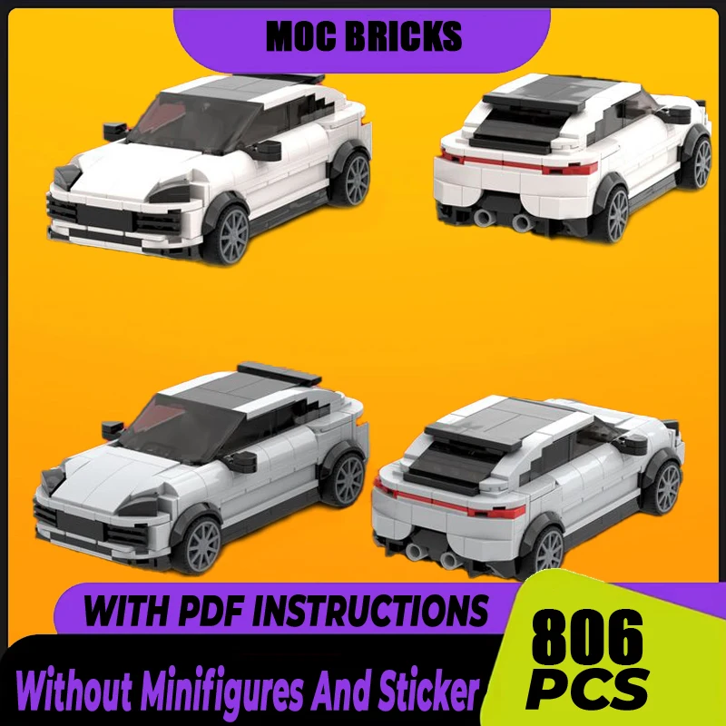 Moc Building Blocks Champion Speed Cars Set City Car Model Technology Bricks DIY Assembly Construction Toy Holiday Gifts