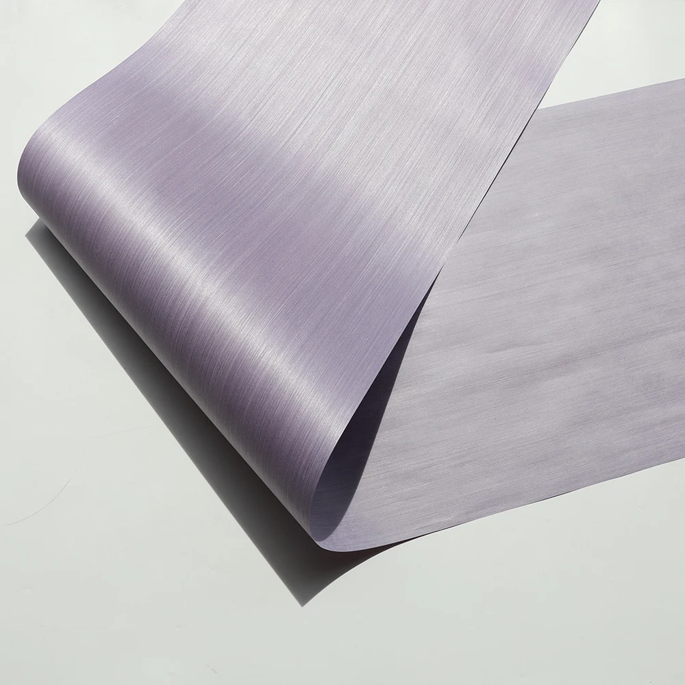 100% Real Purple Wood Veneers Wallcoverings DIY Furniture Natural Material Bedroom Cabinet Table Skin Size 250x58CM Chapa