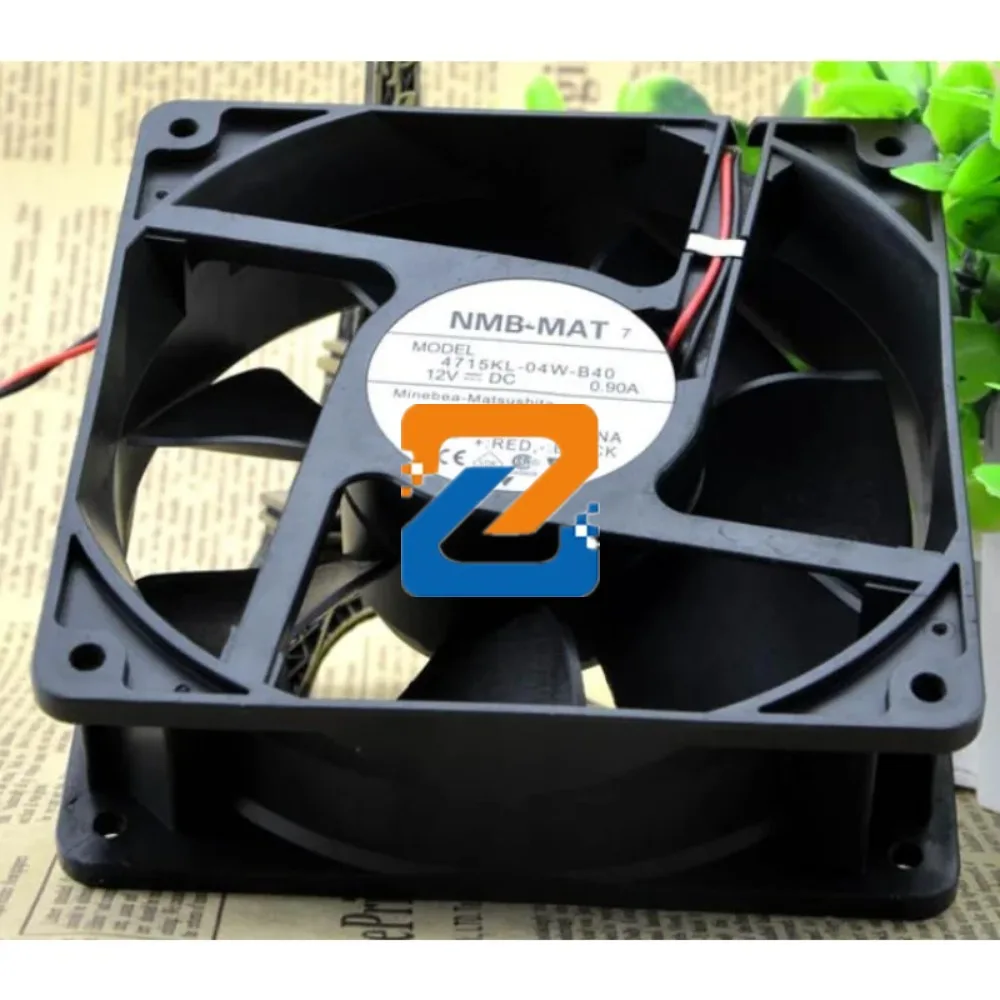 New Laptop CPU Cooling Fan for NMB 4715KL-04W-B40 DC12V 0.9A UPS Uninterruptible Power Fan 12038 120*120*38mm