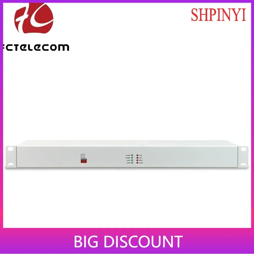 

Преобразователь E1 FE без рамы Media Converter E1 в FE 19-дюймовый преобразователь 1U в Ethernet E1