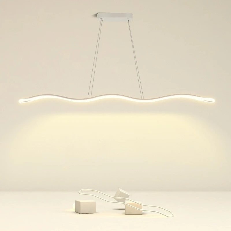 

Modern Minimalist Pendant Light Restaurant Chandelier Kitchen Island LED Lamp Living Room Decor Dining Table Lighting Fixtures