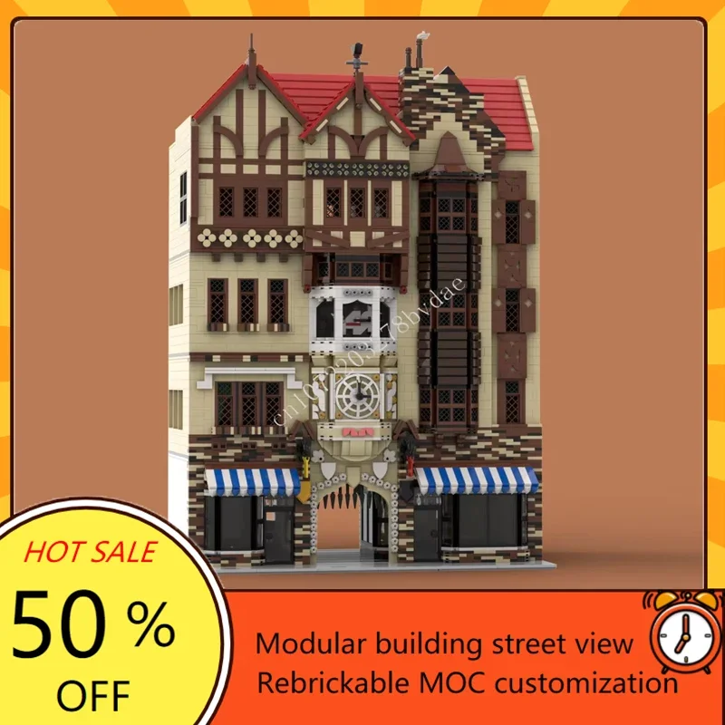 6721PCS Londra Corte Perth MOC Creativo vista stradale Modello Building Blocks Architettura Educazione fai da te Modello di assemblaggio Giocattoli Regali