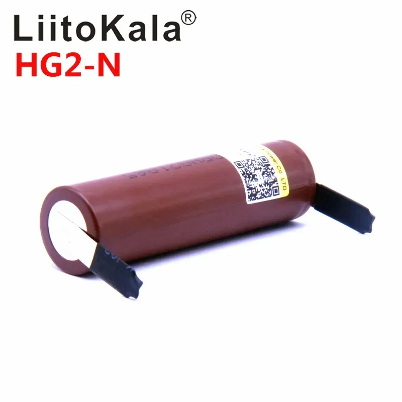 Gorący akumulator LiitoKala HG2 30Q 18650 3000mah 3.7V 18650 akumulator 30A akumulator akumulator o dużej pojemności lub Box Mod latarka