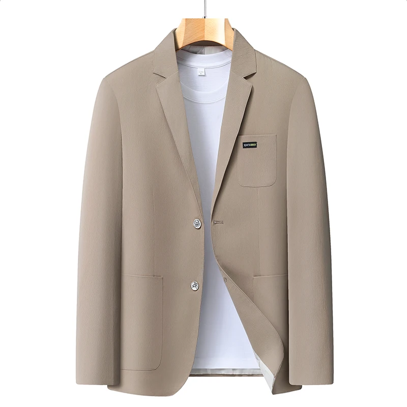 Blazer Men's Fashion Business Outdoor Travel Youth Campus Wedding Versatile Host Shaping Casual Korean Style Thin Style Blazer