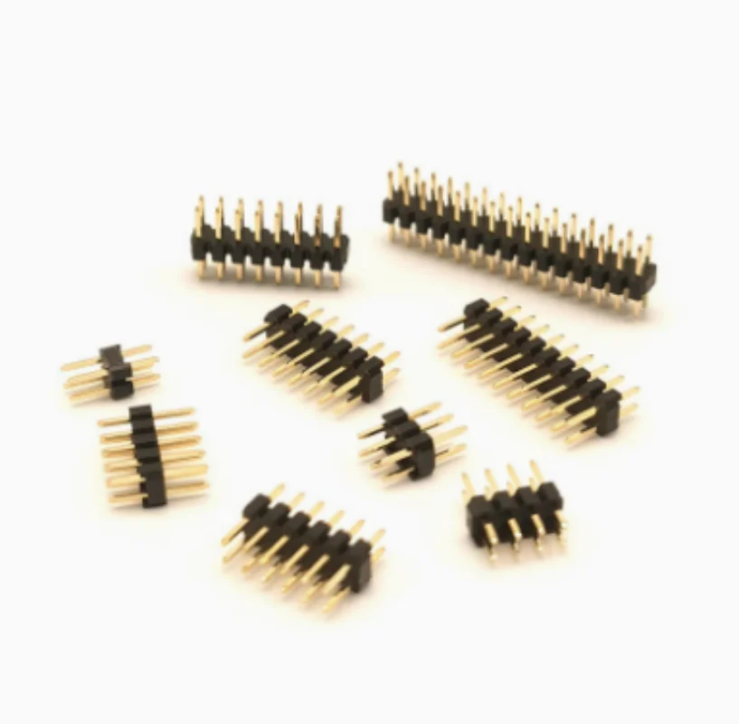 

200pcs 2.0mm pitch double row needle gold plated 1.5U high temperature resistance 2*2/3/4/5/6/7/8/10/12/15/20/25/30/40P