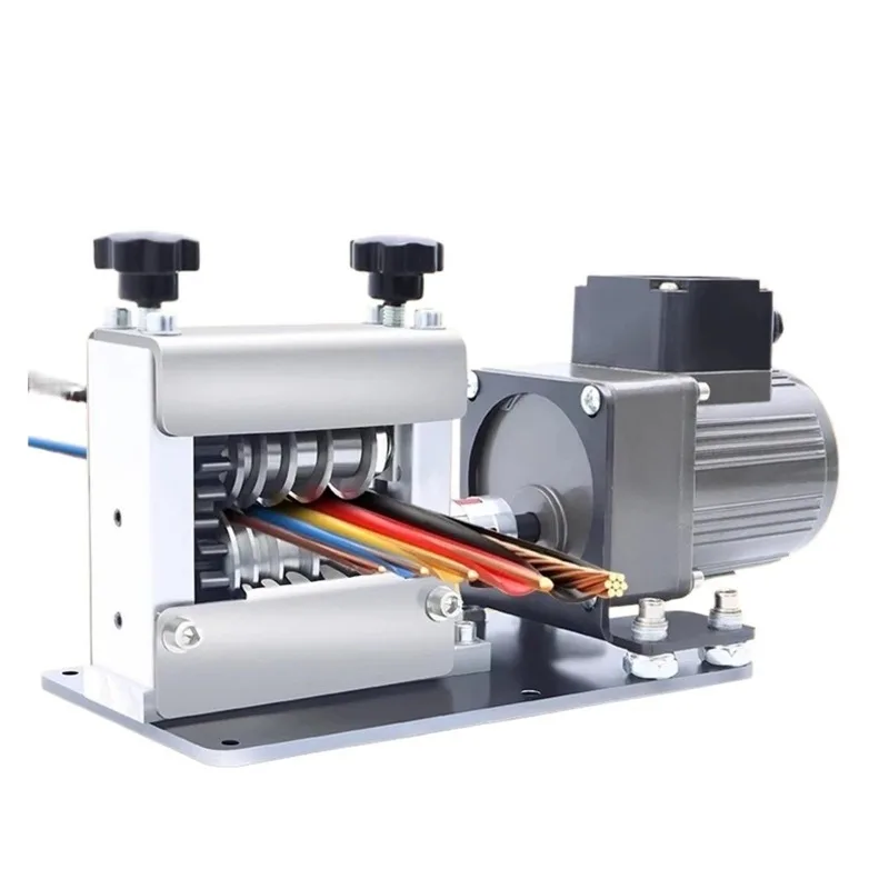 Manual/Electric Model 25W/40W/60W Wire Stripping Machine 1-70m㎡ Waste Copper Cable Peeler Automatic 6 Hole with 5/6 Blades