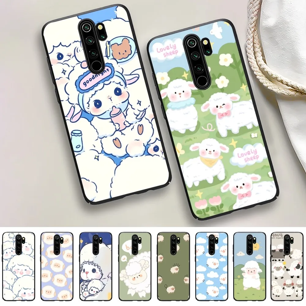 Cute Cartoon Little L-Lamb Phone Case For Redmi 5 6 7 8 9 10 Plus Pro 6 7 8 9 A GO K20 K30 K40 Pro Plus F3 Fundas