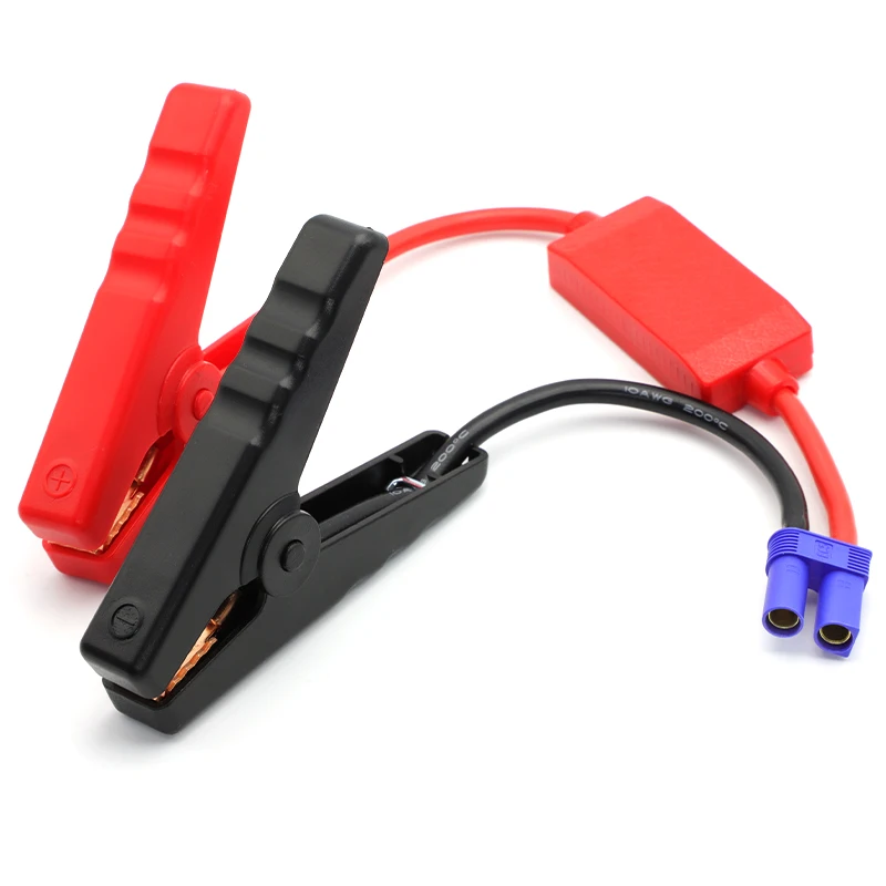 1Pcs Fire Wire Clip Jumper Cable EC5 Connector Alligator Clamp Booster Battery for Car Jump Emergency Starter Car Accessories