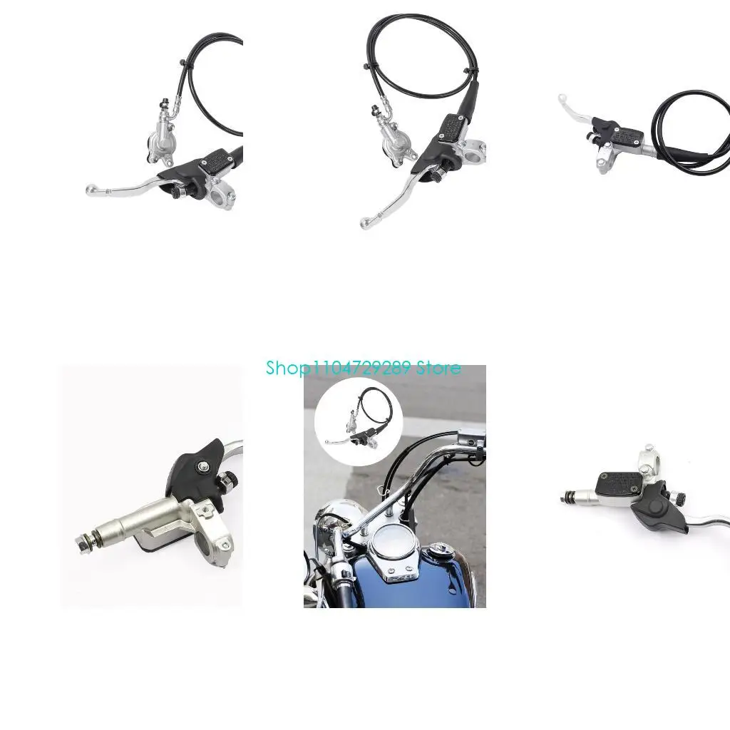 D8KE Hydraulic Dirt Bike Lever with Handlebar Mount and Hose Use