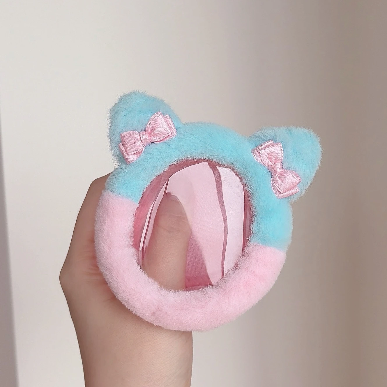 

Cute Color Block Tamagotchi Protective Bag Pink Purple Small Cover For Paradise Meets Ps Uni 4u Toy Cover Accessories