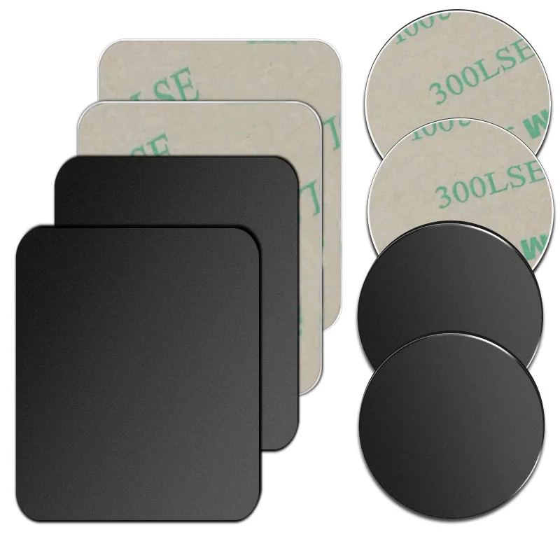 

Universal Metal Plate For Magnetic Car Phone Holder Self Adhesive Iron Sheet Sticker Compatible With Mobile Phone Magnetic Stand