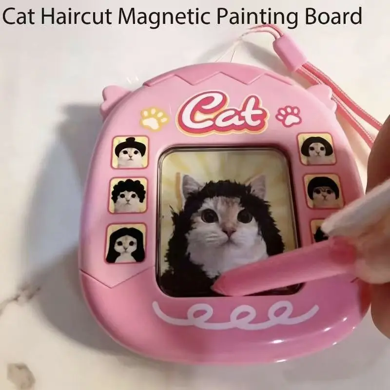 DIY Hair Styling Drawing Board Magnetic Drawing Board Studying Educational Crafts Funny Graffiti  Decompression Toy Gifts