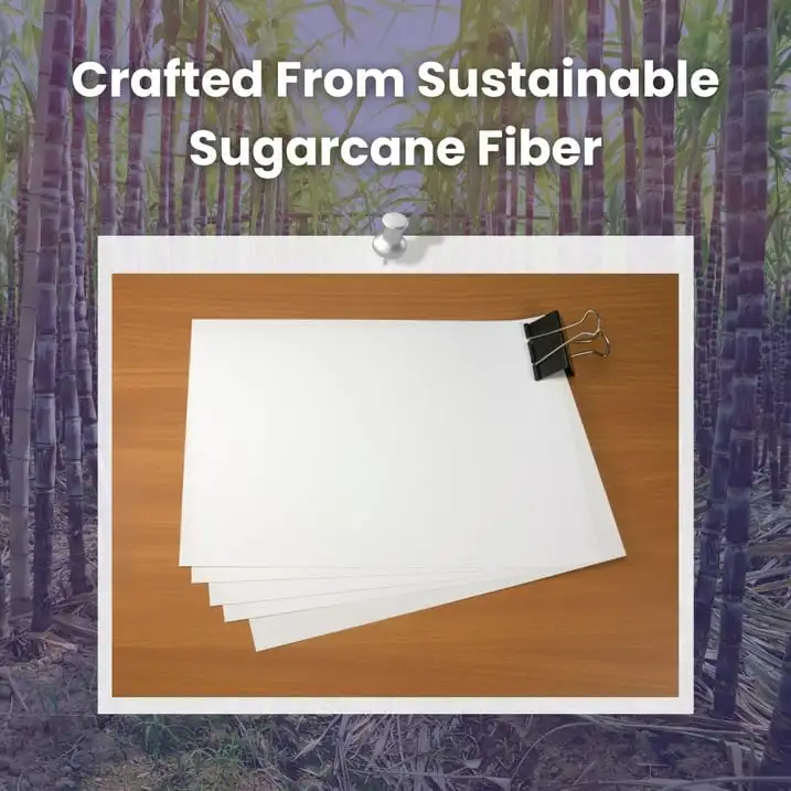 Multipurpose Copy Printer Paper, Executivo, Fibra De Cana, Tamanho 8,5 "x 11", 20lb