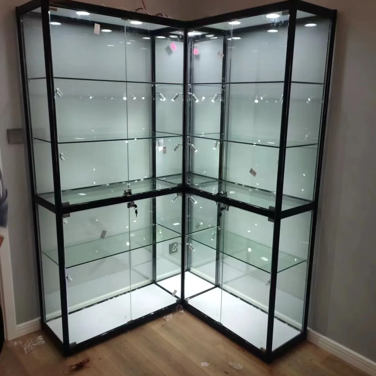 Figurenschrank Gundam-Modell Haushaltsmodell-Vitrine Gundam Transparente Vitrine Glasvitrine