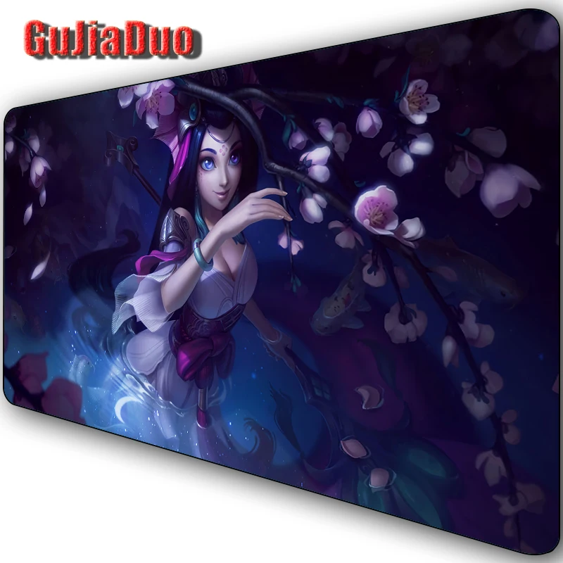 

40x90 League of Legends Nami Game Large Anime Mouse Pad Laptop Table Desk Mat PC Cushion Gaming Room Accessories Kawaii Mousepad