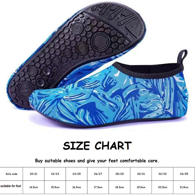 Parent-Child Holiday Beach Quick Drying Aqua Shoes Qianjiang Swimming Shoes Indoor Floor Shoes Bathroom Shoes 28-36#