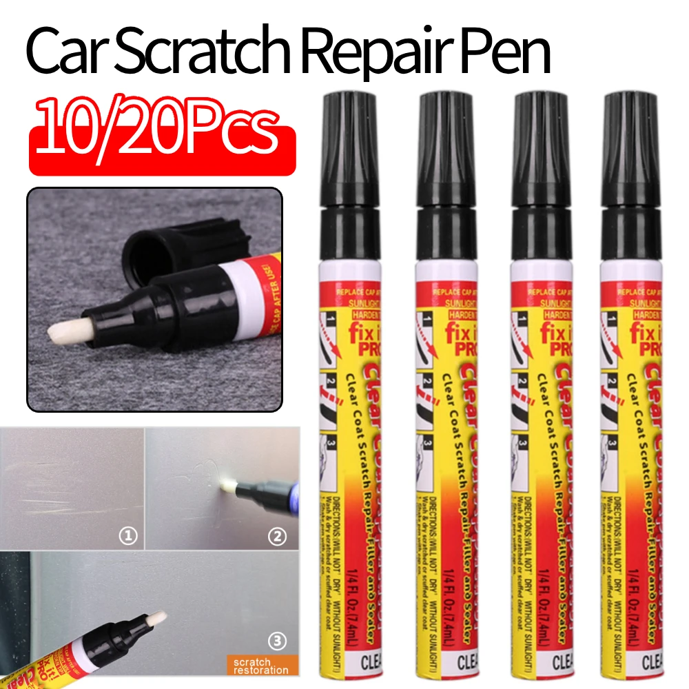 10/20 قطعة قلم طلاء السيارات خدش إصلاح الجسم باب الطلاء واضح معطف غسيل السيارات التصميم إصلاح خدش واضح مزيل لون السيارة