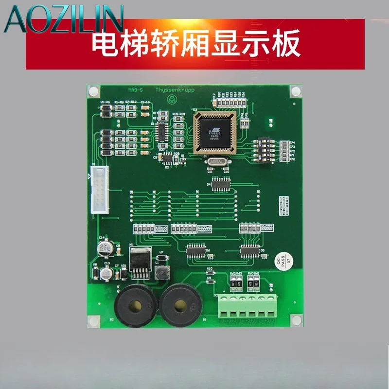 AOZILIN Cabin Display Panel MA9-EV2.0 MA9-E1.1 MA9-E-S Elevator Car Interior Display Circuit Board for Elevator Repair