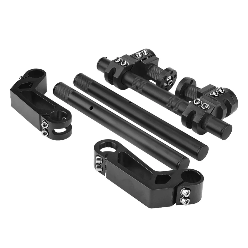 22mm(7/8in) Bar Diameter Motorcycle Handlebar Kit Multi-Angle Swivel Convertible Feature Convertible Handle Bar