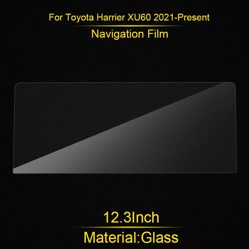 

Car Glass GPS Navigation Screen Film Protector Sticker For Toyota Highlander XU70 Harrier XU60 2021-Present Auto Accessories