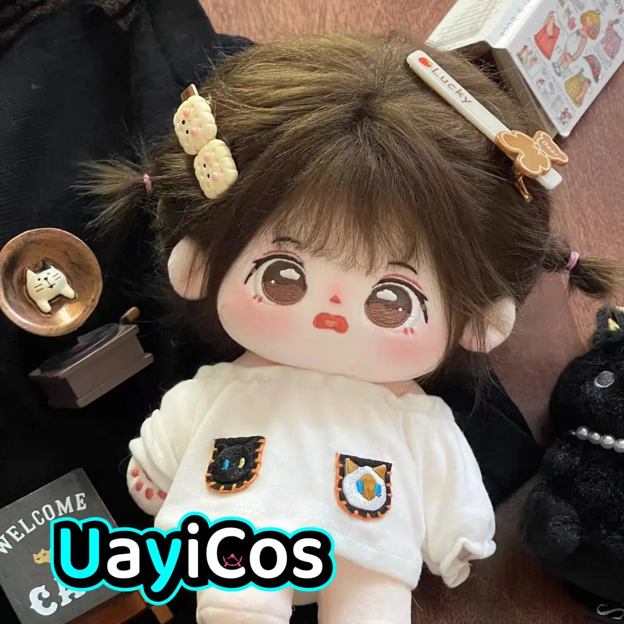 

20 см аниме без атрибутов монстр коричневый эльф мультфильм мягкие плюшевые куклы одежда подушки украшения милая фигурка игровая игрушка детский подарок