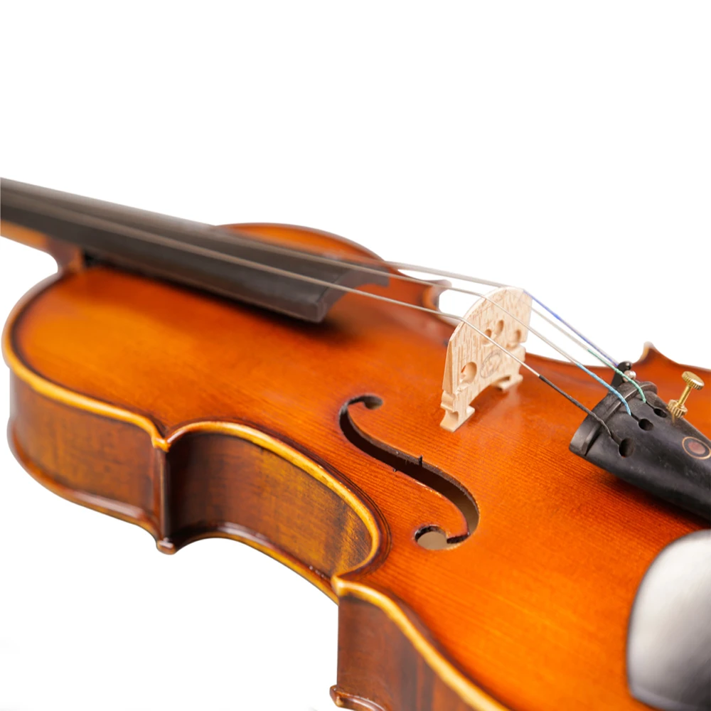 

Professional 4/4 Full Size Natural Flame Acoustic Violin High Quality Stringed Musical Instrument For Orchestral Practice