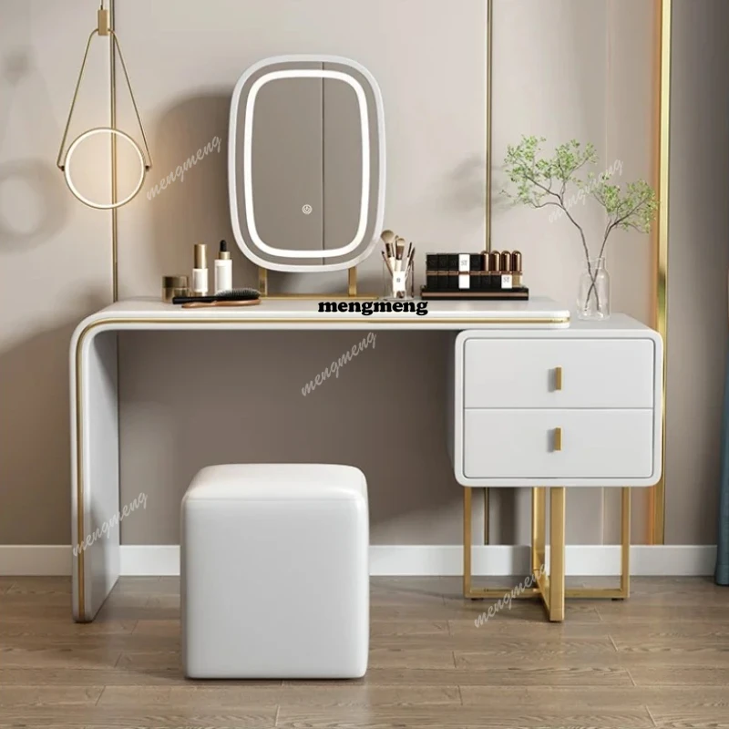 

Женский роскошный органайзер, туалетный столик, зеркальный табурет для хранения, современные комоды для макияжа, экономия места, мебель Penteadeira Quarto для дома
