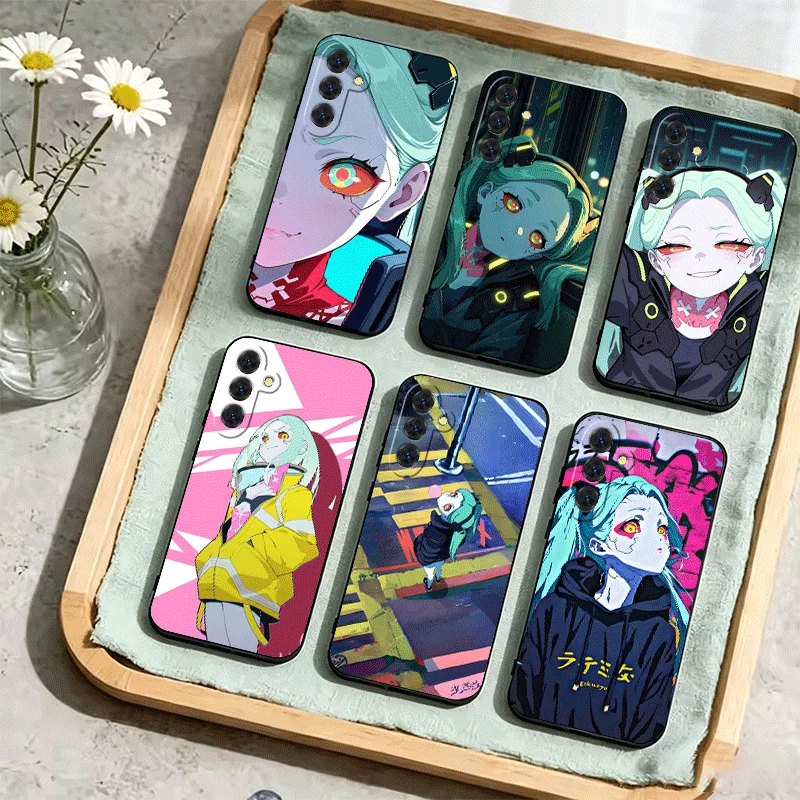 E-Edgerunners Anime Rebecca Phone Case For Samsung Galaxy A17 A16 A15 A14 A13 A57 A56 A55 A54 A53 A37 A36 A35 A34 A33 A27 A26 A2