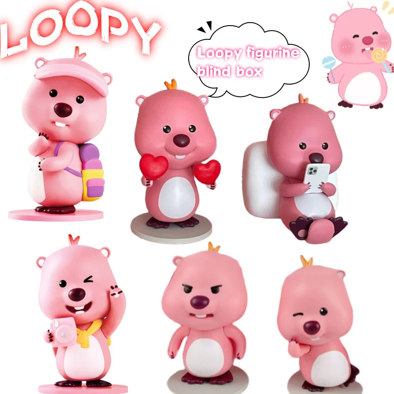 

Коллекционная фигурка Loopy ручной работы: высококачественная аниме-кукла, модель для автомобиля и рабочего стола, милые украшения, подарки для мальчиков и девочек