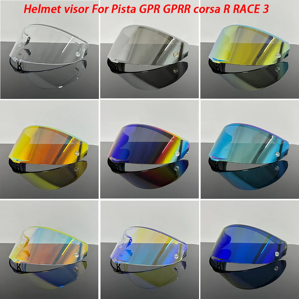 

For AGV Helmet Shield Pista GPR GPRR corsa R RACE 3 Helmet Visor Motorcycle Helmet Shield Accessories Replacement Dark Tint