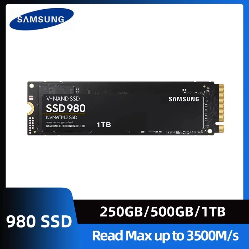 Samsung 980 NVMe M.2 SSD 250GB 500GB 1TB Internal Solid State Drive Hard Disk TLC PCIe Gen 3.0 x 4 for Laptop Desktop