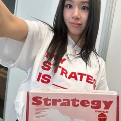 KPOP Twice 14th Mini Album STRATEGY T Shirt Men/Women Harajuku 90S Streetwear Cotton Hip Hop T-Shirt Vintage Aesthetic Clothes