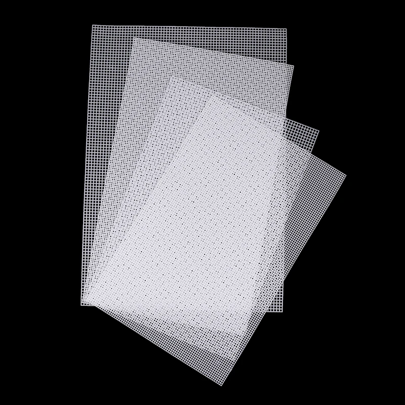✰✪Handcraft Latch Hook Bags Made Plastic Grid Hook Crafts Accessory Plastic Mesh Cloth For Bag Rug Thread Hook Craft Supplies