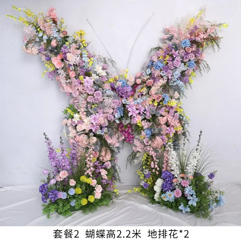 مجموعة مركز تسوق تزيين تشن ثلاثي الأبعاد على شكل فراشة عملاقة