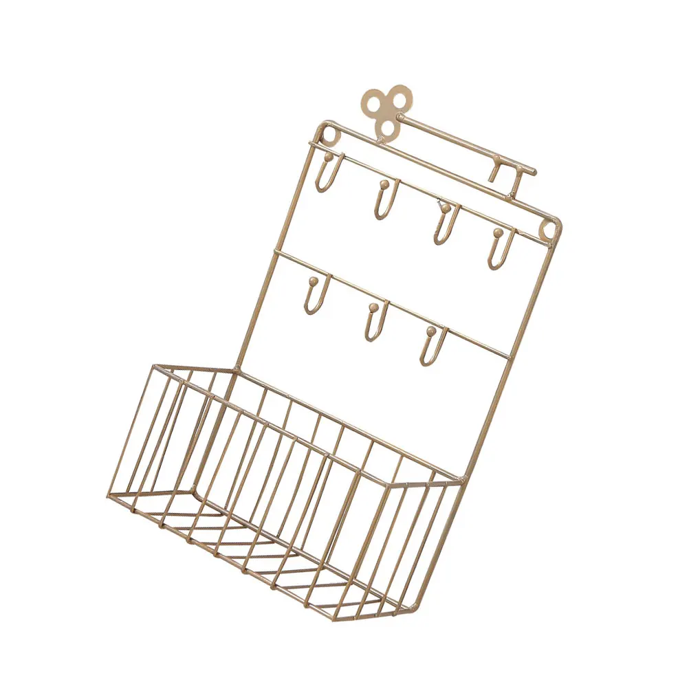 

Metal Storage Basket Safe Wall Hanging Multi Purpose Tool Baskets Iron Material High Quality Powerful Storage Household