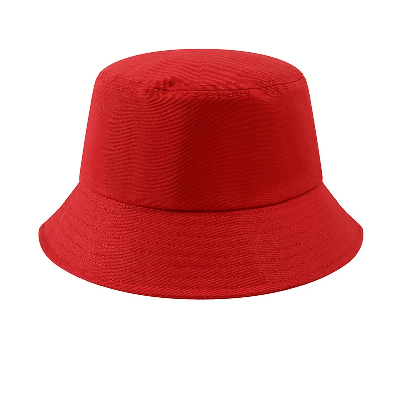 Diseño de logotipo personalizado sombrero de cubo mujeres hombres bordado estampado Logo verano Casual pescadores gorra ala Kpop Panamá Bob cubo